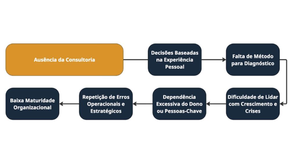 Ausência da Consultoria Empresarial.